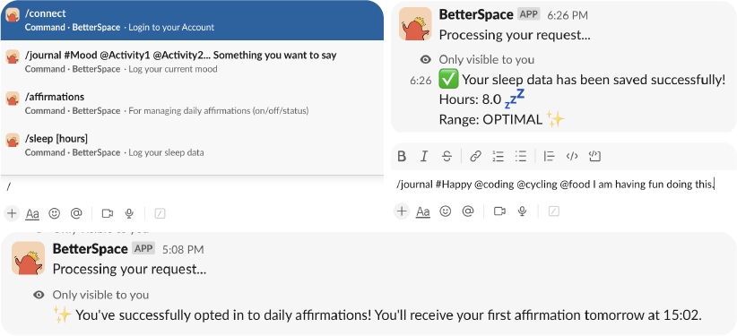 BetterSpace-slack features